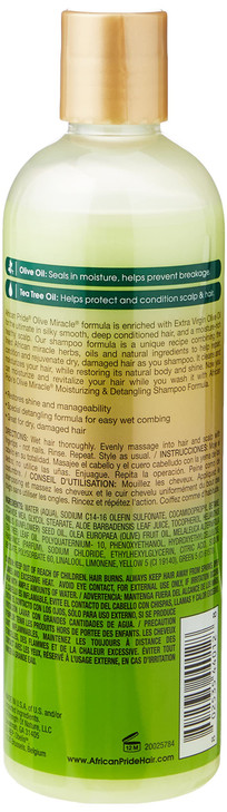 African Pride Olive Miracle 2-in-1 Shampoo and Conditioner, 12 Ounce online at globaldelivered
