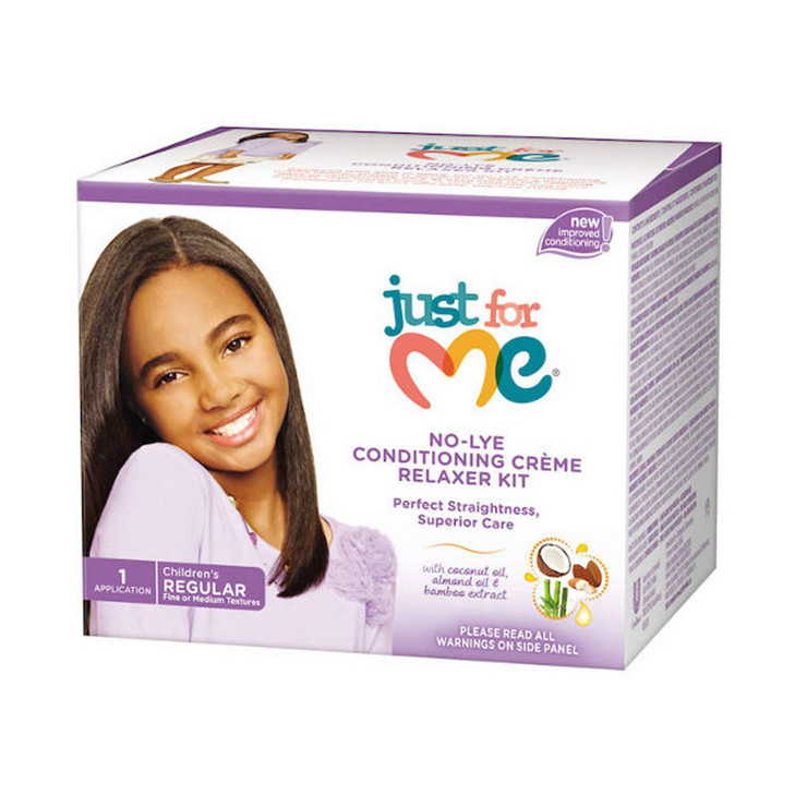 Just For Me Nolye Regular Conditioning Creme Relaxer Kit 1 Count
