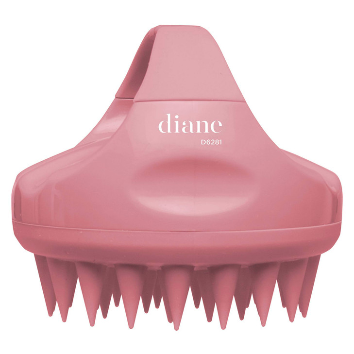 Diane Scalp Massage and Shampoo Brush with Soft Silicone Bristles Exfoliates and Cleanses Scalp Promotes Scalp Circulati