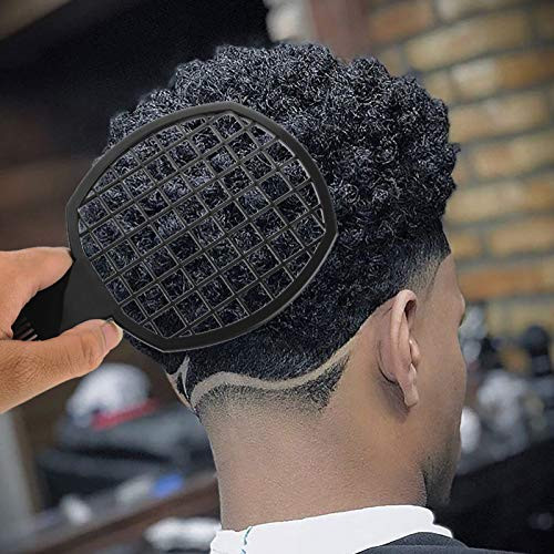 Leinuosen Twist Comb Curl Comb 2 Pieces Afro Curl Twist Brush Tool for Natural and Coiled Hair Black