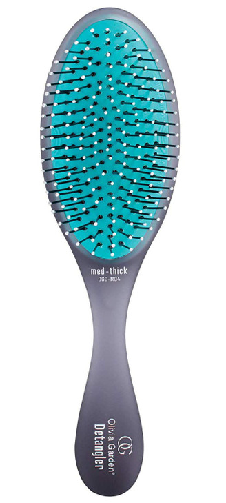 Olivia Garden OG Detangler Brush Removable Cushion Gentle Scalp Massage Detangling for Wet or Dry Medium to Thick Hair B