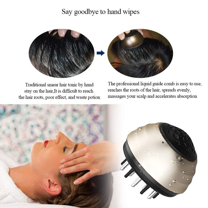 Oradrem Scalp Applicator Comb for Hair Scalp Treatment Scalp Treatment Applicator Brush Thinning Hair and Hair Loss Appl