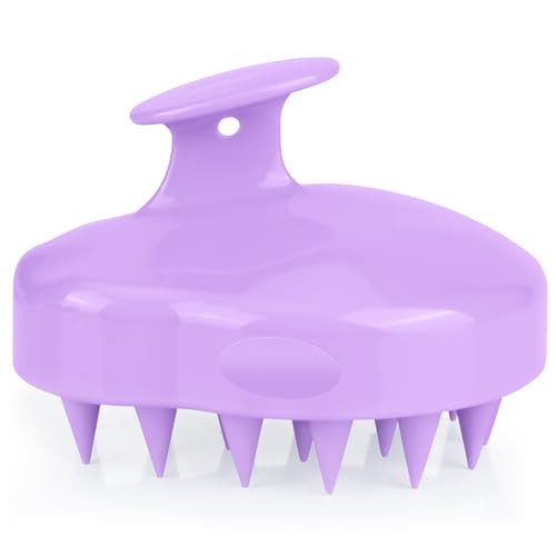 FREATECH Hair Scalp Massager Shampoo Brush with Soft Silicone Bristles for Scalp Care and Hair Growth Shower Head Scalp