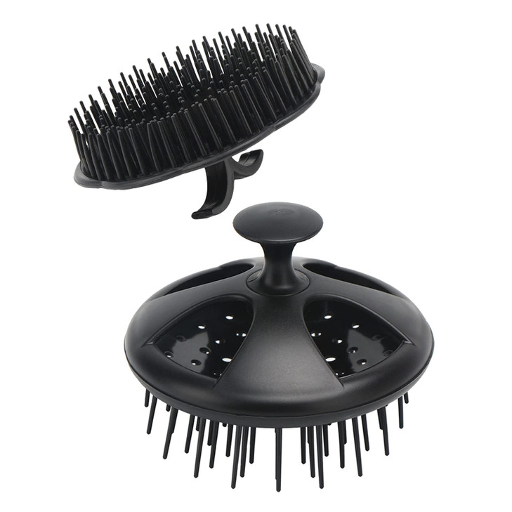 Segbeauty Shampoo Brush 2 pcs Scalp Massage Floriated Shower Comb Long Short Teeth Set for Curly Hair Scalp Massage Brus