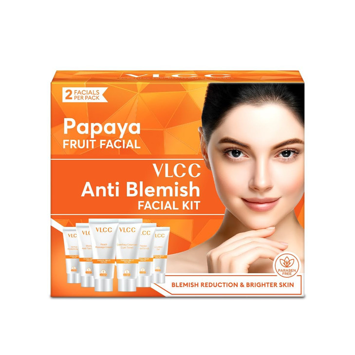 VLCC Papaya Fruit Single Facial Kit (60gm) online at globaldelivered