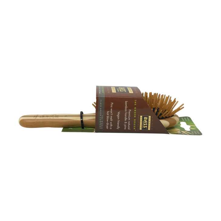Bass Brushes Small Oval Bamboo Brush 1 EA