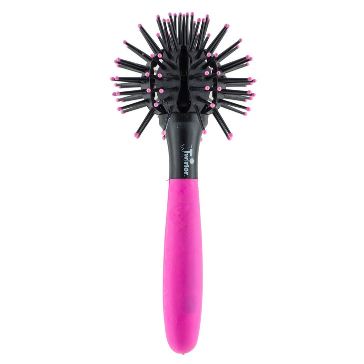 The Twirler Ball Brush Neon Pink Small
