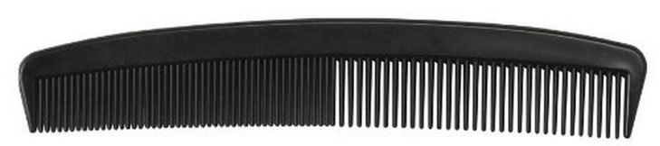 Medline Classic Plastic Combs Black 5 Not Made from Natural Rubber Latex Perfect for Hair Styling Pack of 12
