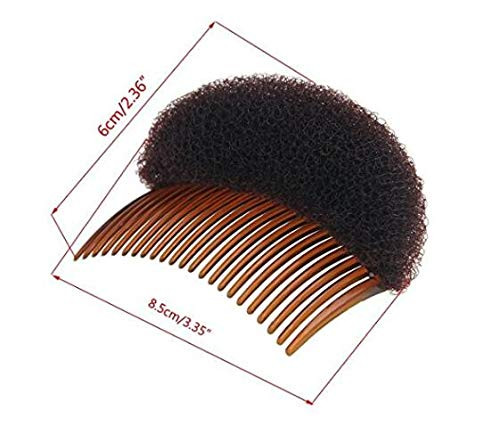 2Pcs Charming Bump It Up Volume Inserts Hair Comb Hair Stick Bun Maker Tool Do Beehive Hair Base Styling Accessories For