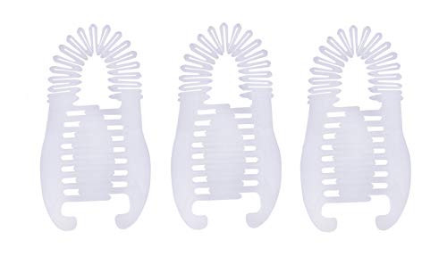 Fodattm 3PCS Women Stretch Flexible Hair Combs Tooth Headband Interlocking Banana Clip Clincher Two Sides Hair Comb Elon