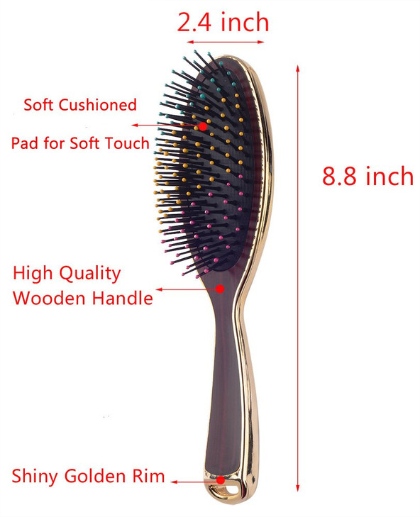 Detangling Hair Brush Comb for All Hair Types Wet or Dry for WomenKids