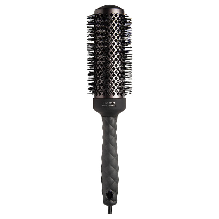Fromm Elite Thermal Ceramic x Ionic 175 Round Brush for Expert Blowouts and Faster Hair Drying Extended Barrel for Styli