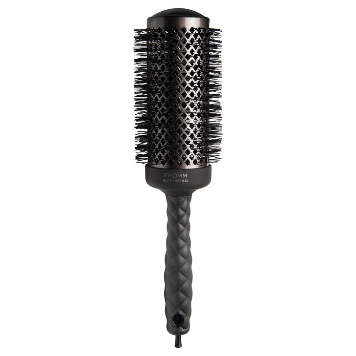 Fromm Elite Thermal Ceramic x Ionic 2 Round Brush for Expert Blowouts and Faster Hair Drying Extended Barrel for Styling