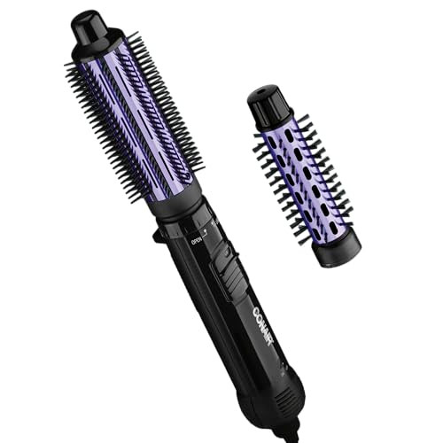 Conair 2in1 Hot Air Curling Combo Includes 15inch Curl Brush and 1inch Aluminum Bristle Brush