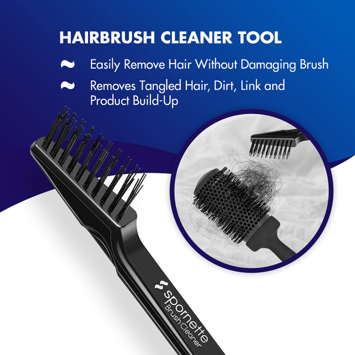Spornette Hair Brush Cleaner Tool for Brushes Combs