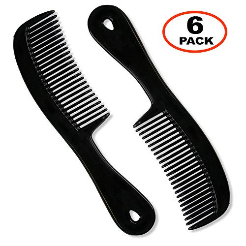 Combs for Men Pack of 6 Pocket Combs for Men Hair Comb Set Beard Mustache Comb