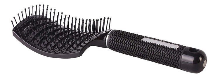 PERFEHAIR Curved Vented Styling Hair Brush Detangling Thick Hair Massage Blow Drying Brush