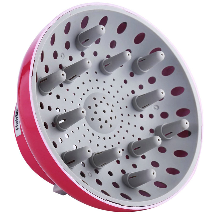 Hairizone Universal Hair Diffuser Adaptable for Blow Dryers with D17Inch to 26Inch for Curly or Wavy Hair Roseo