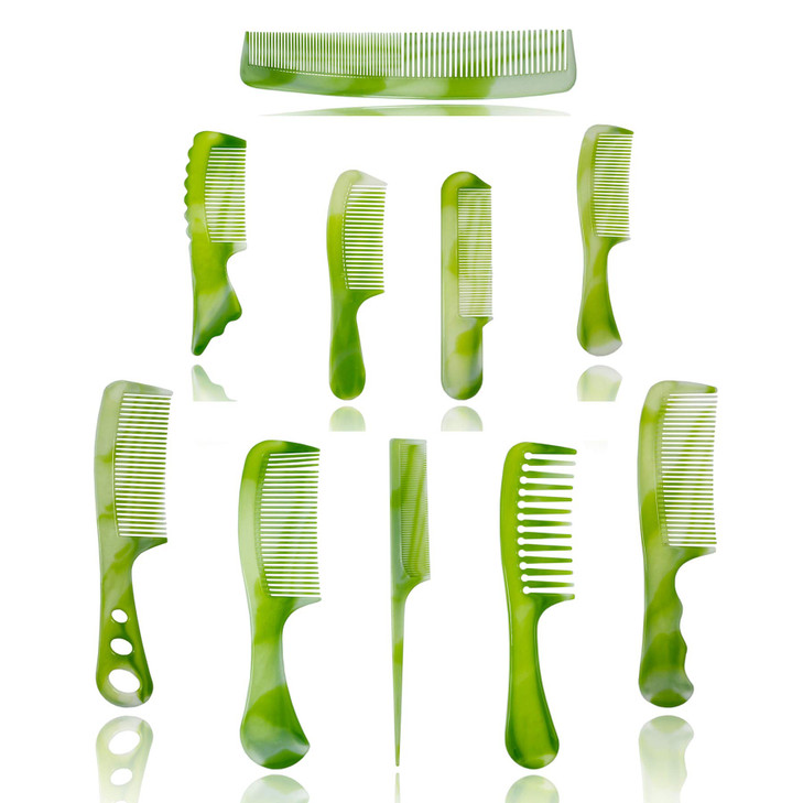 10 Pcs Hair Combs Comb Set Hair Combs for Women and Men Coarse Fine Dressing Comb