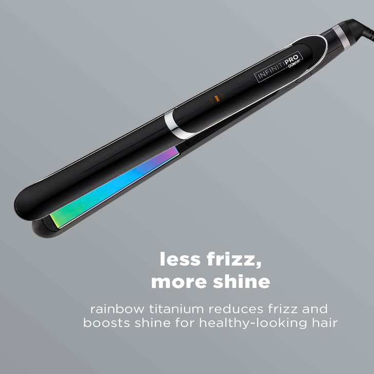 INFINITIPRO BY CONAIR Rainbow Titanium Flat Iron 1inch