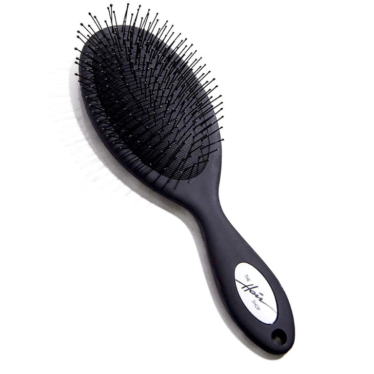 Detangling Brush Safe for Hair Extensions by The Hair Shop 909 Ergonomic Detangler Brush for Dry or Wet Hair Combs Glide