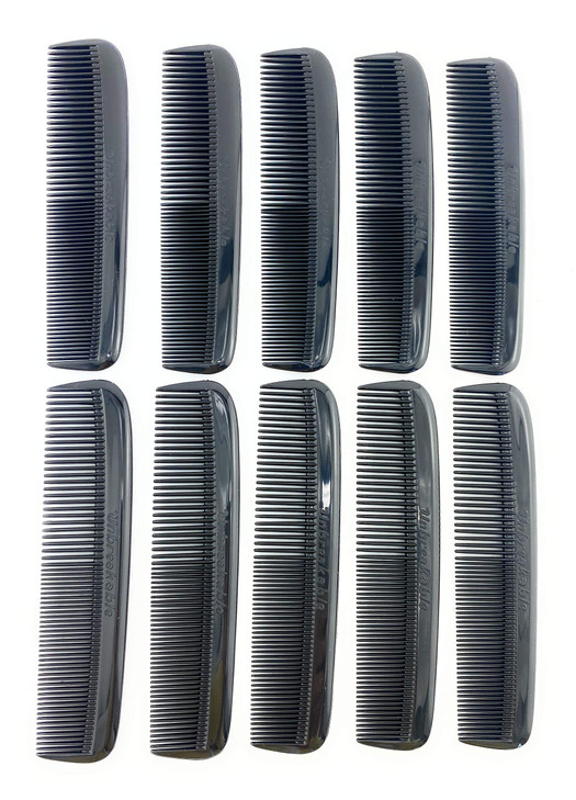 GBS 507in Styling Essentials Fine Comb Black Set of 10