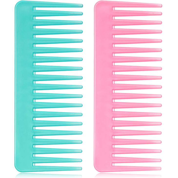 Large Hair Detangling Comb Wide Tooth Comb for Curly Hair Wet Dry Hair No Handle Detangler Comb Styling Shampoo Comb Cya