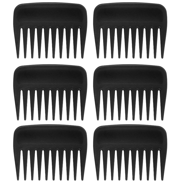 6 Piecess Palm Combs Pocket Mini Brush Palm Hair Brush Wide Tooth Detangling Combs Pocket Travel Combs for Men Women Cur