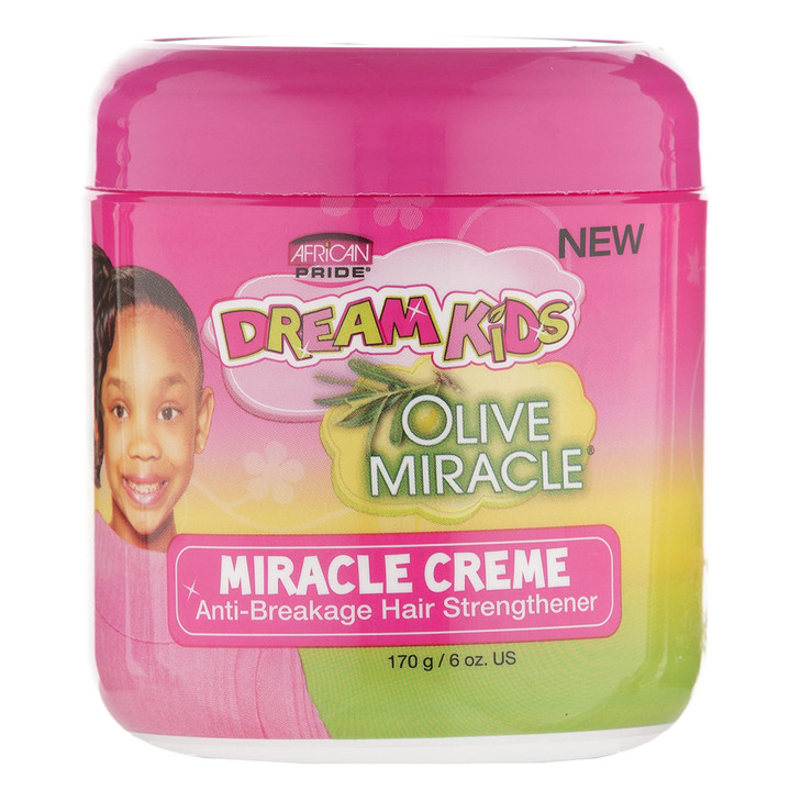 African Pride Dream Kids Olive Miracle Creme Anti-Breakage Hair Strengthener - Helps Strengthen, Condition & Protect Hair, Contains Olive Oil, 6 Oz online at globaldelivered