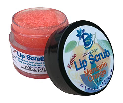 Diva Stuff Ultra Hydrating Lip Scrub for Soft Lips, Gentle Exfoliation, Moisturizer & Conditioner, Mandarine Orange  ¼ oz (Made in the USA) online at globaldelivered