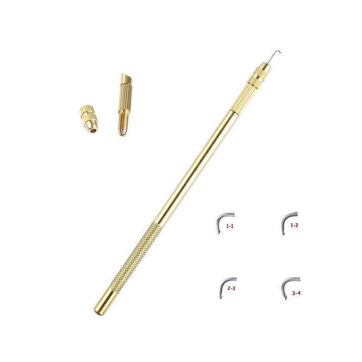 Wig Ventilating Needle Kit Holder 4 pcs Ventilating Needles11122334 for Making Lace Wig