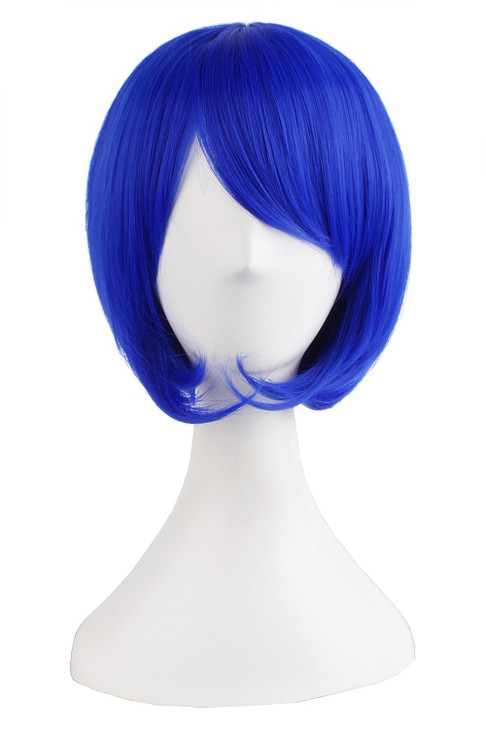 MapofBeauty Women Short Straight Cosplay Party BOB Wig Navy Blue