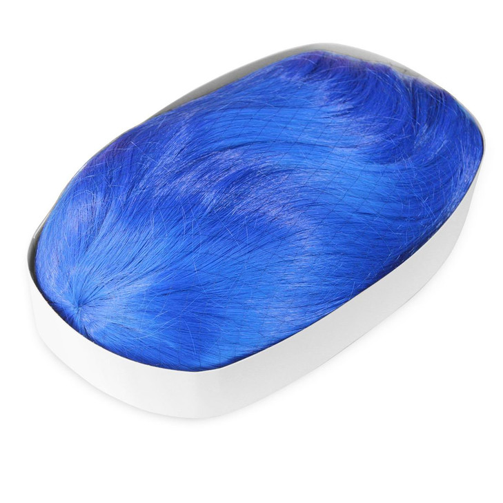EmaxDesign Wigs 32 inch Wavy Curly Cosplay Wig With Wig Cap and Comb Dark Blue