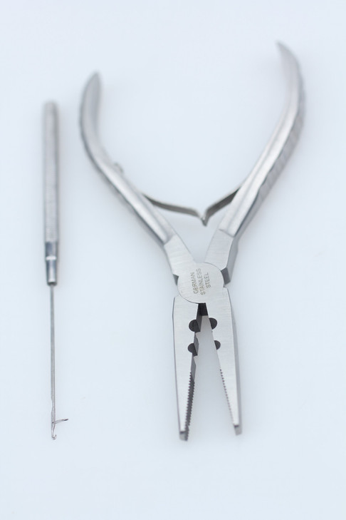 Attach Remover Pliers Clamp Tool for Micro Ring Link Tube Beads I Tip Stick Hair Extensions By Hair De Ville