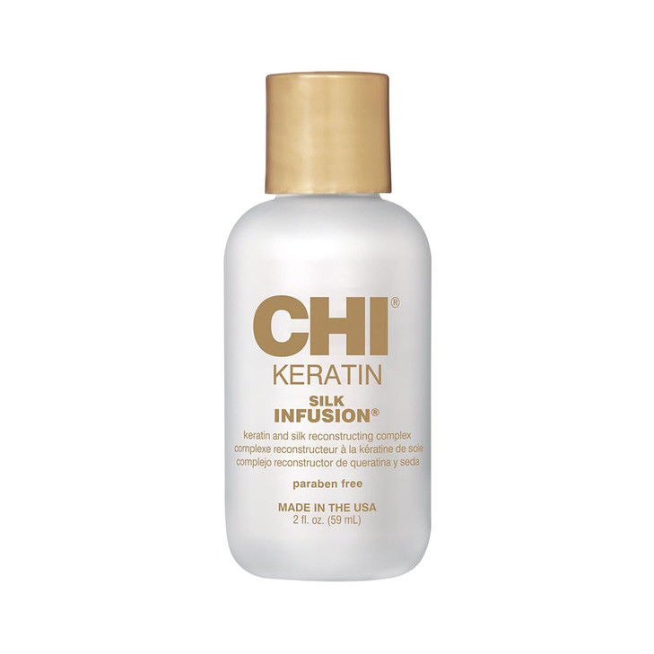 CHI Keratin Silk Infusion Hydrating Hair Serum For Restoring Softness Shine Helps Dry Damaged Hair Sulfatefree 2 Oz