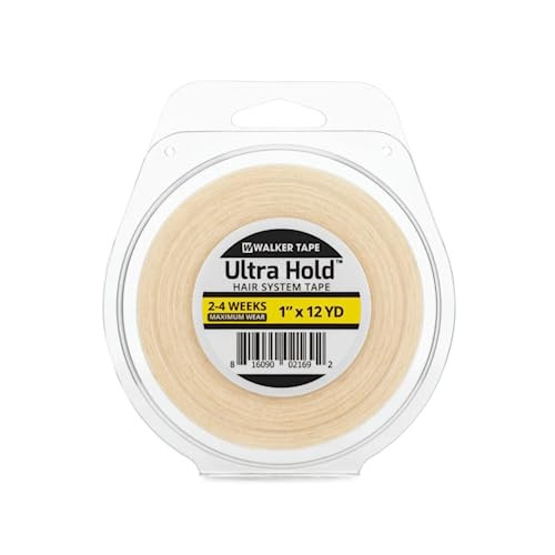 Walker Tape Ultra Hold Tape Roll 12 x 12 Yards for Wig Installs Lace Systems Toupee Applications Hair Prep and Adhesive