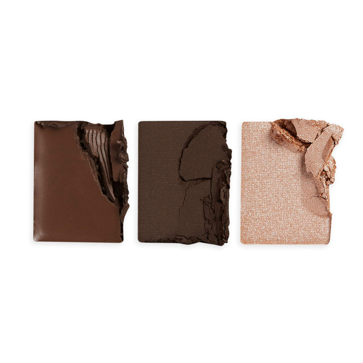 Makeup Revolution Eyebrow Kit Brow Palette For Sculpting The Perfect Brows Vegan CrueltyFree Dark 0077oz22g