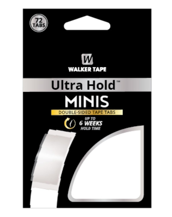 Walkers Ultra Hold Mini Tab Double Sided Tape WKRUHTM2PK Custom 72 Count Pack of 2