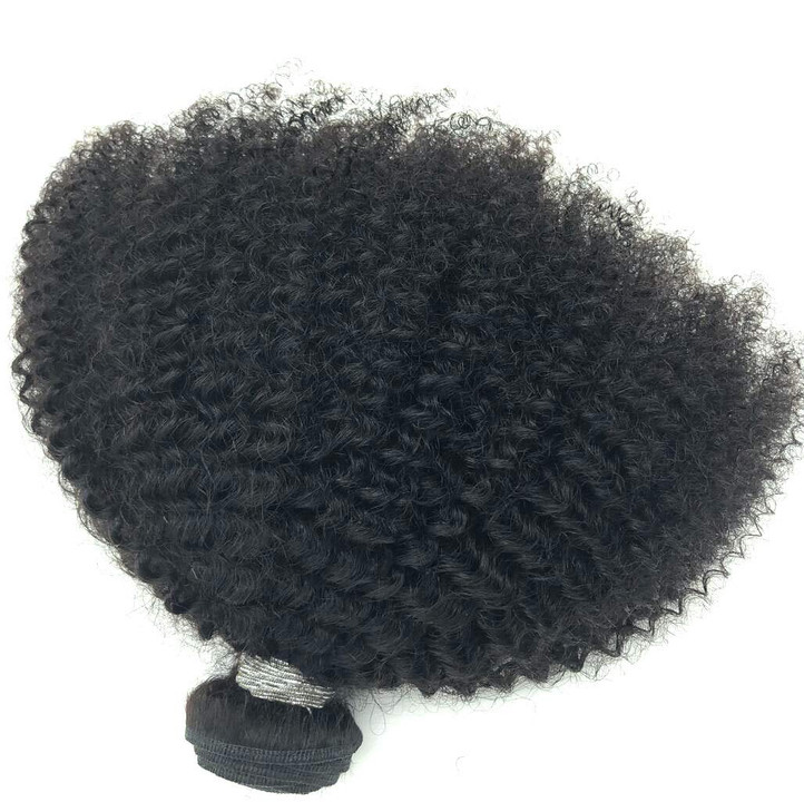 Brazilian Afro Kinky Curly Hair Extension 822inch 4B 4C 1 Bundle 100g Brazilian Virgin Remy Human Hair Weaves Natural Bl