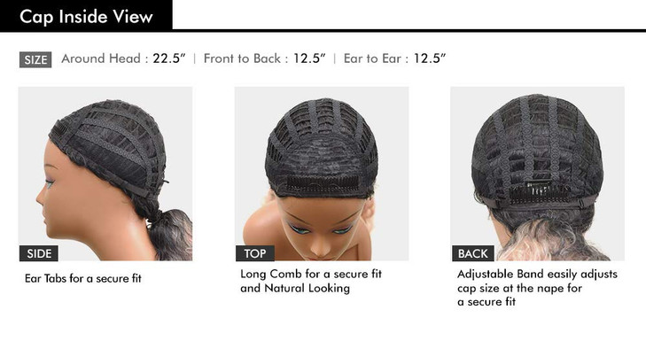 Sensationnel Curls Kinksandco Half Wig Money Maker Synthetic Instant Weave Updo Full Cap for Natural 3C to 4C Hair Textu