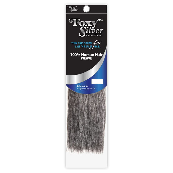 FOXY SALON WEAVE STRAIGHT08 Foxy Silver Weave Human Hair Weave in 51