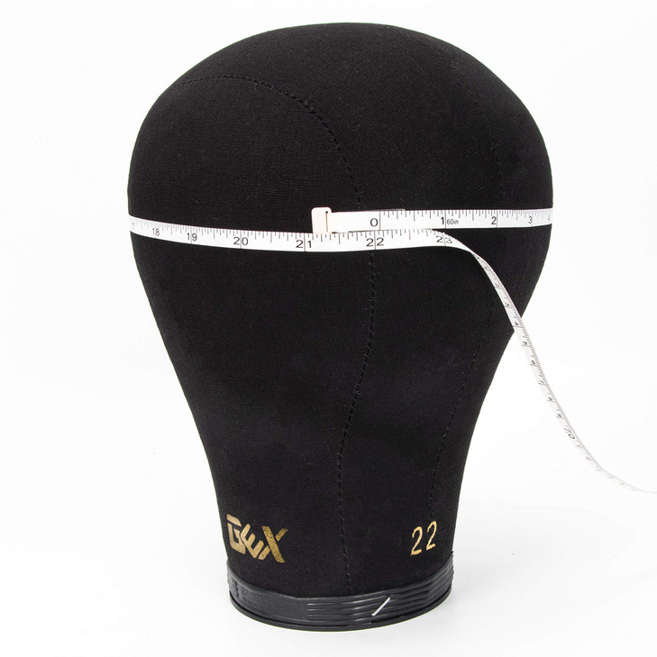 GEX 2024 Canvas Cork Wig Block Mannequin Head for Wig Making Drying Styling Display with Table C Clamp Stand Holder Blac
