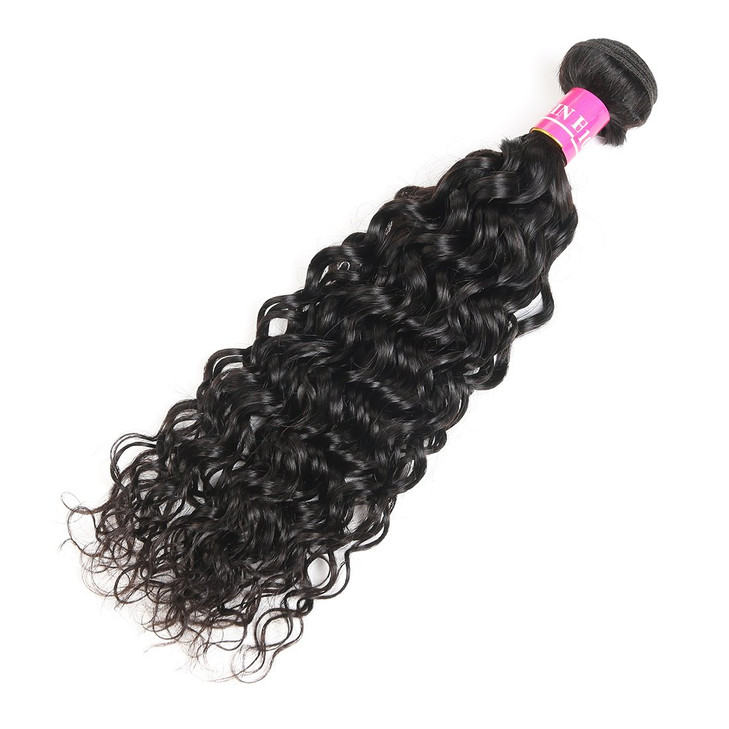 Subella Hair 7A Brazilian Water Wave 1 Bundle Unprocessed Virgin Brazilian Human Hair Natural Black Color 10inch