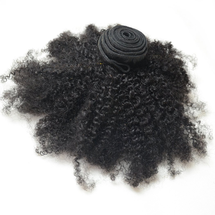Luwigs Afro Kinky Curly 4B 4C Hair Extensions One Bundle Hair Weave Human Hair Bundles Afro Kinkys Curly Hair Bundles Na