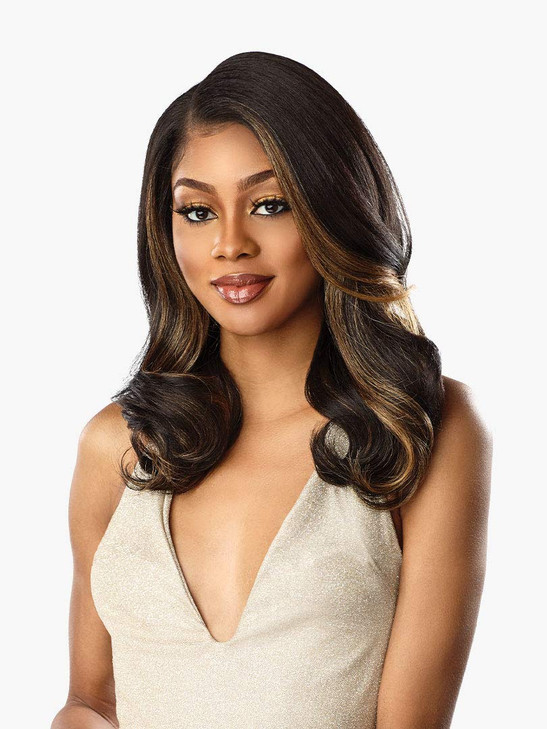 Sensationnel Butta Lace Wigs Unit 13 Extra Wide 5 Inch Deep Parting Synthetic Preplucked Hairline Glueless Lacefront BAL