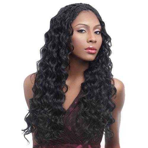 Harlem125 Synthetic Hair Braids Kima Braid Ocean Wave 20 4Pack 1B by Harlem 125