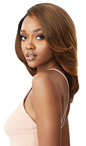 Outre Synthetic Melted Hairline Swiss Lace Front Wig SABRINA 1B