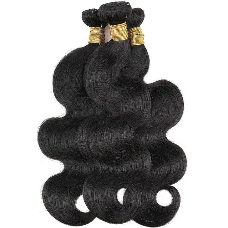 Brazilian Human Hair Bundles Body Wave Human Hair Single Bundle 24inch 100 Unprocessed Virgin Human Hair Body Wave Raw Q