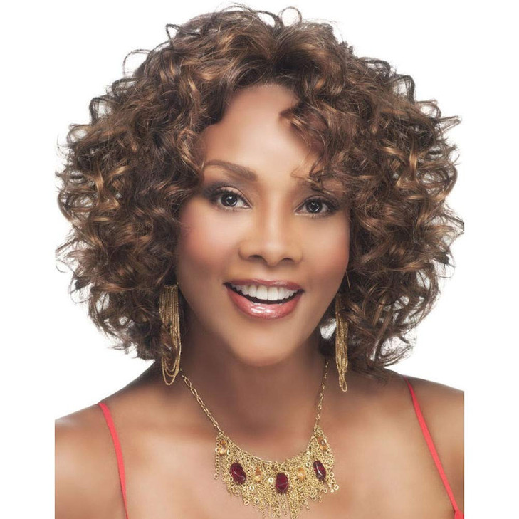 Vivica A Fox CHILLIV Synthetic Fiber Deep Lace Front Wig in Color FS427