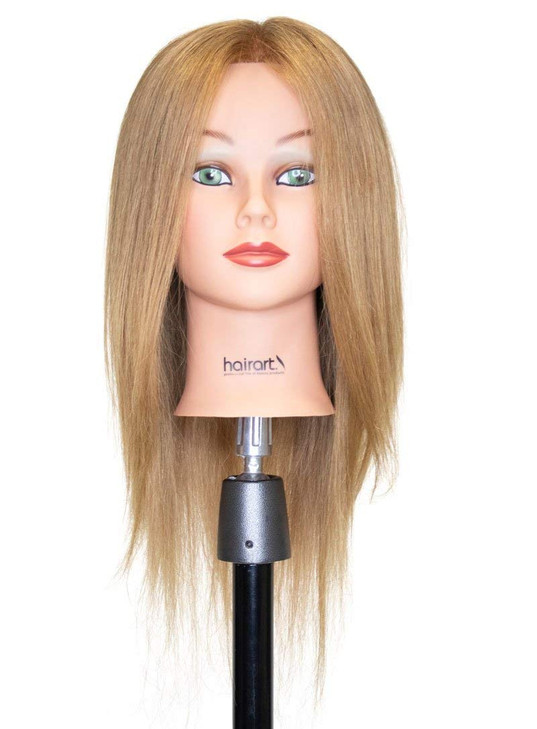 Chantal Cosmetology Training Head European Hair Mannequin for Practice 100 European Hair Mannequin Training Head Light B